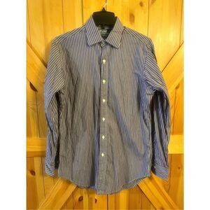 Polo by Ralph Lauren Curham Classic Fit Cotton Stripe 15 32/33 Purple/white/blac